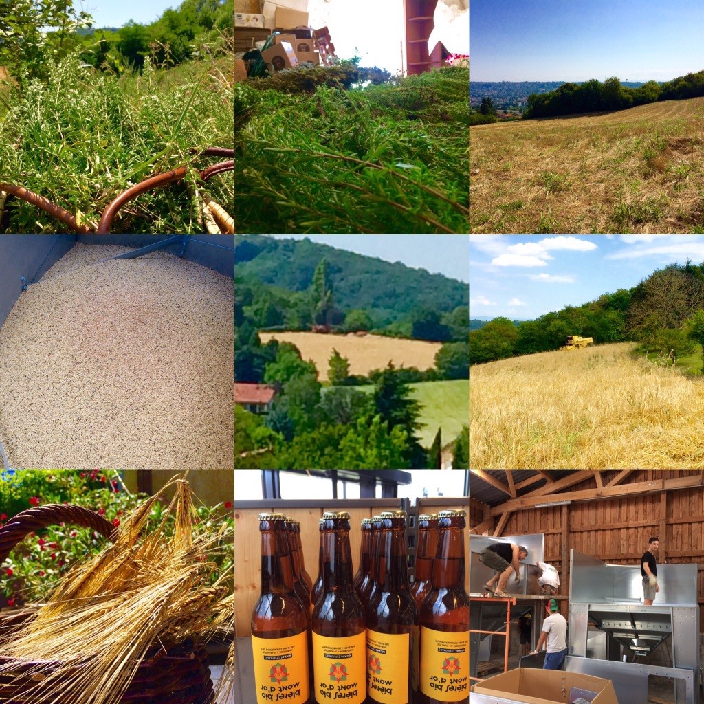 Les Moissons ...pour la Bière Bio Mont d'Or et la Green Bulles Bio
